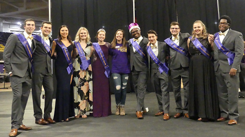 Picture Of Royalty, Homecoming King and Queen on Stage