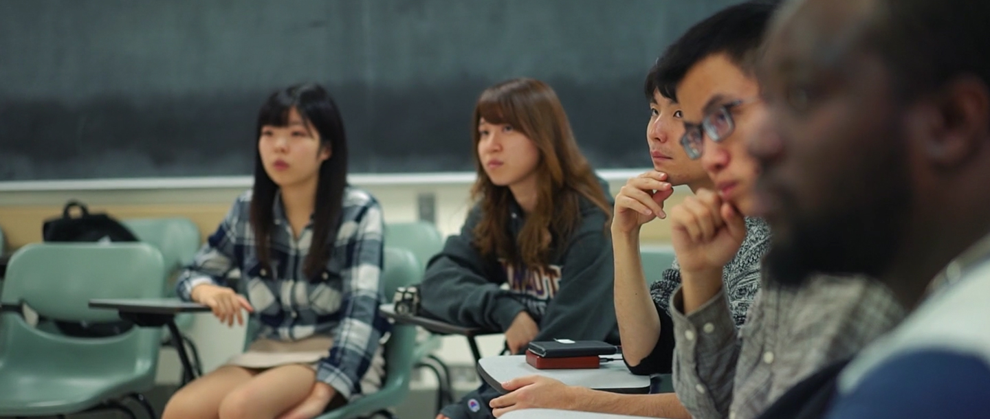 students from different ethinic group attending the classroom session