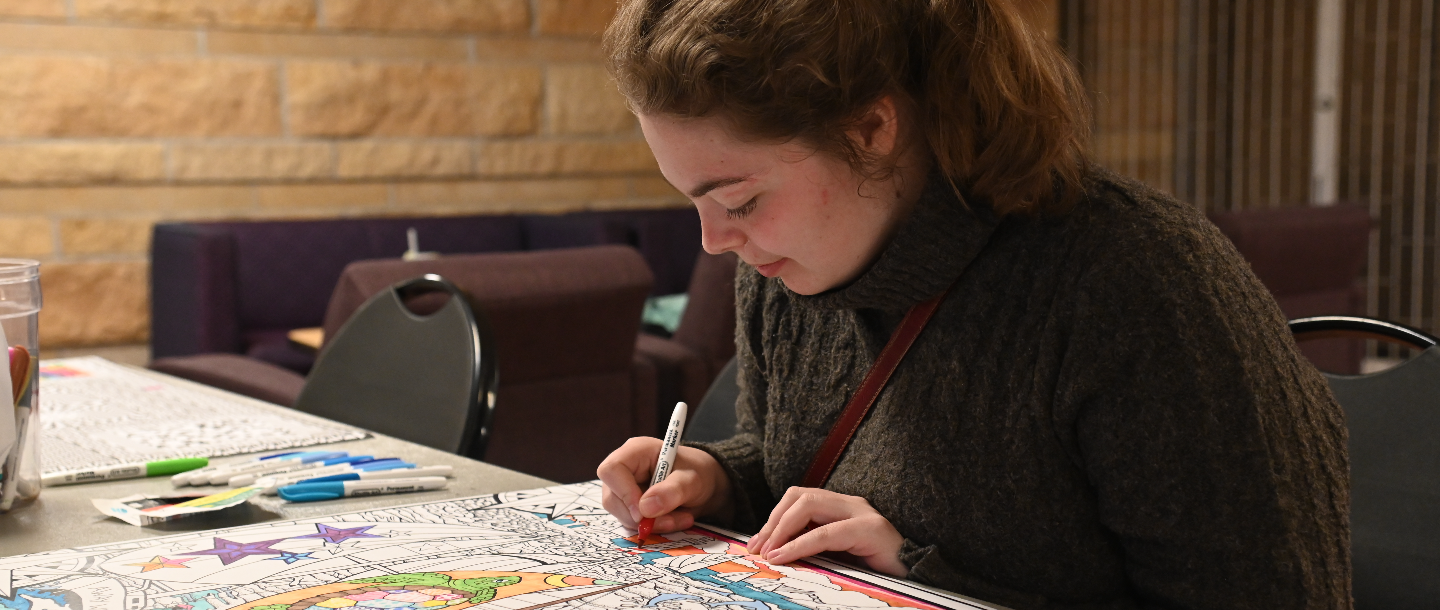 CSU FinalsWeek Coloring Stations