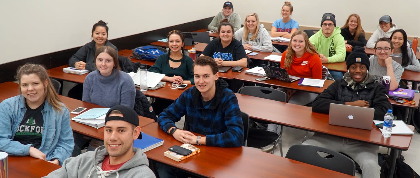 Students in a classroom setting