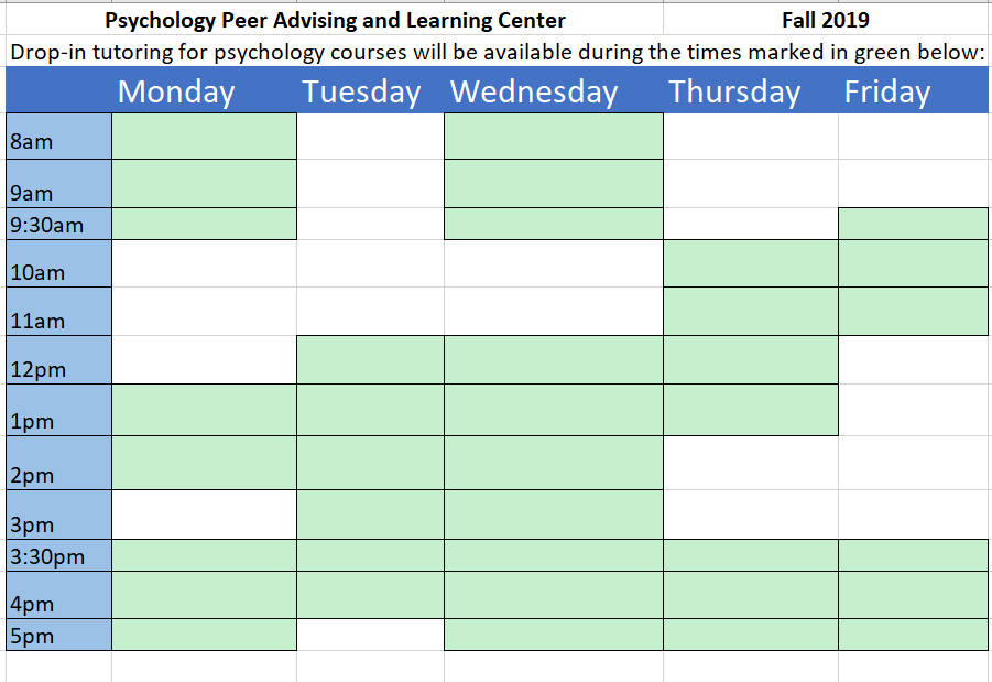 a calendar with green squares