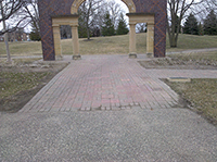 The alumni plaza