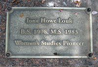 Ione Howe Louk dimensional sign