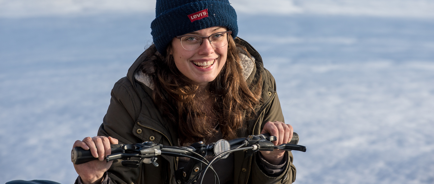 a person smiling at the camera