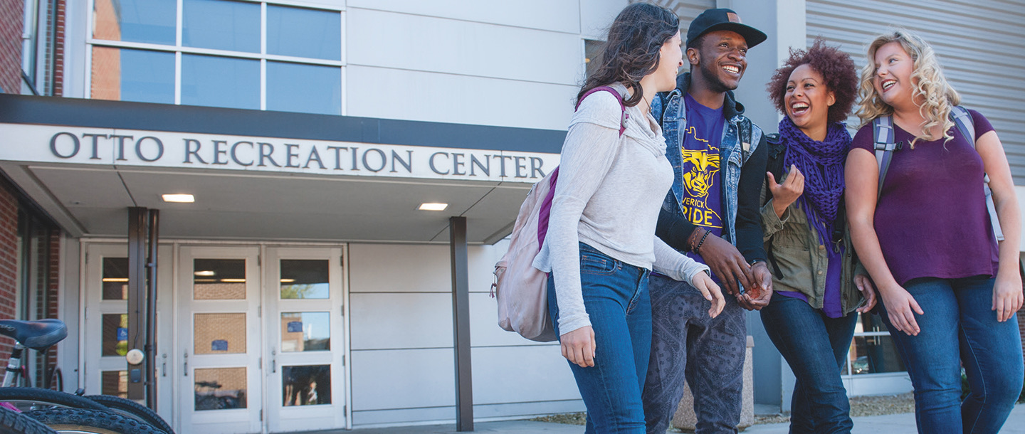 otto recreation center students walking