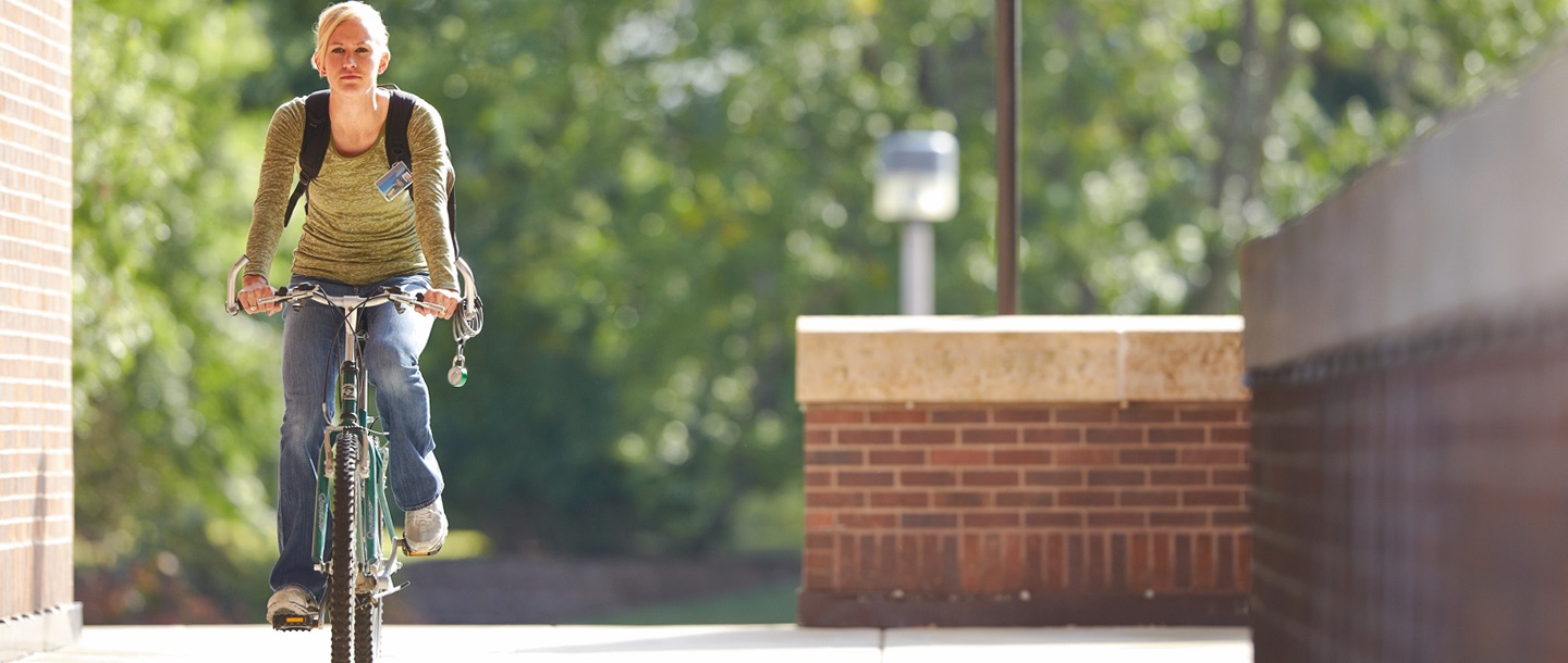 bicyclist by trafton corridor